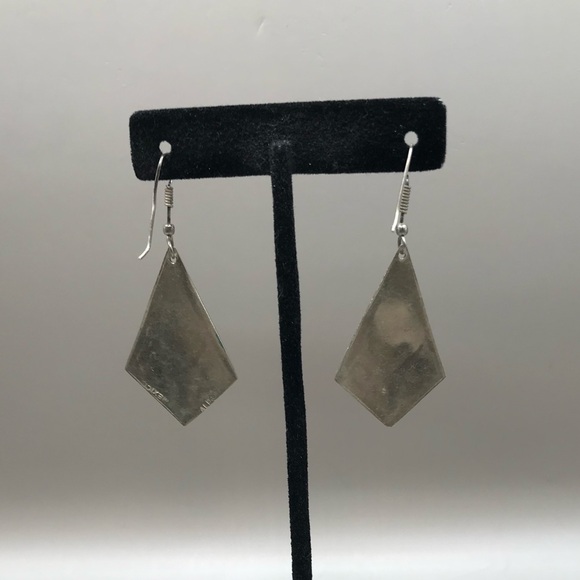 2 Pair of Vintage Alpaca Mexico Earrings - Picture 3 of 10